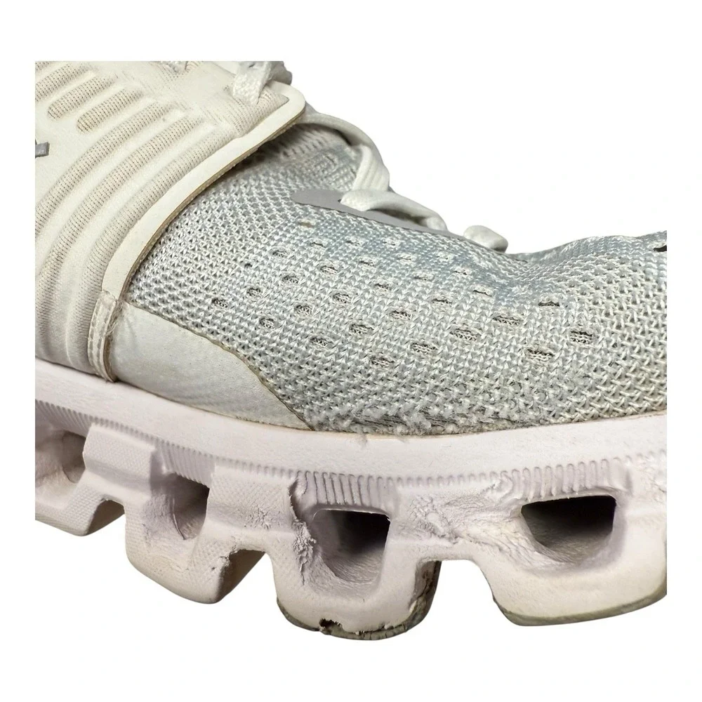 On Cloudswift 3 Swiss Engineering Women's Size 8 Running Shoes Frost White PICS!
